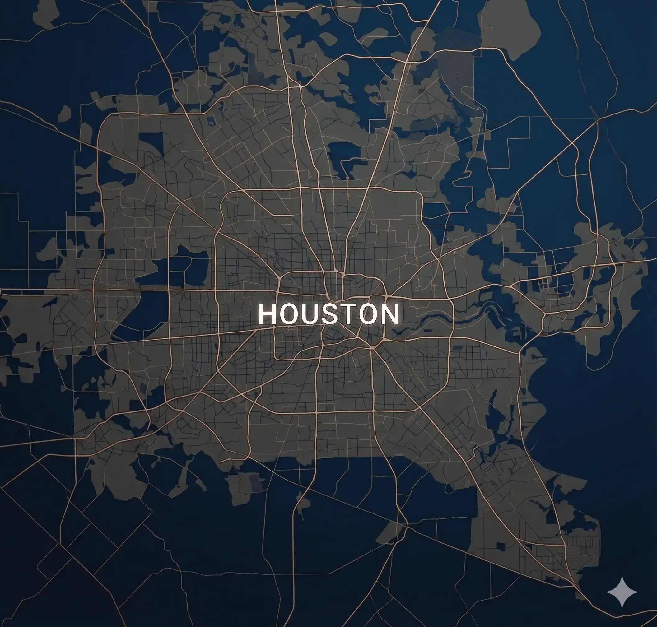 Houston Operations Map